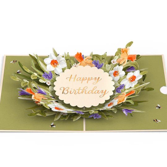 Birthday in Bloom Pop-Up Card