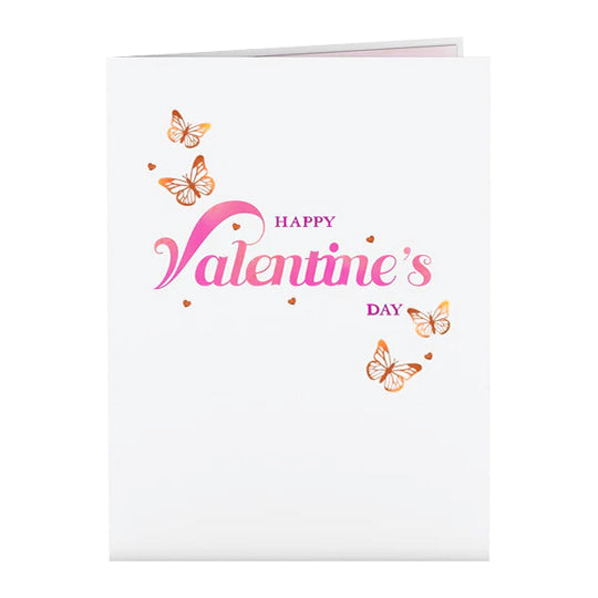 Valentine’s Day Butterfly Pop-Up Card