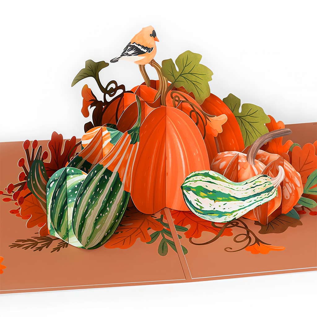 Fall is in the Air Thanksgiving Pop-Up Card and Sentiment Set