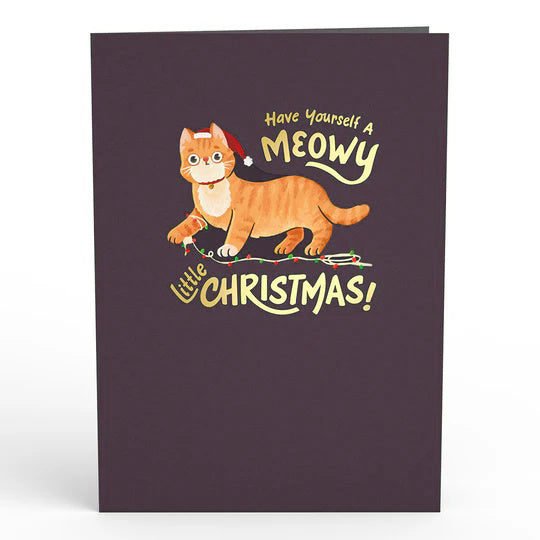 Meowy Little Christmas Cats Pop-Up Card