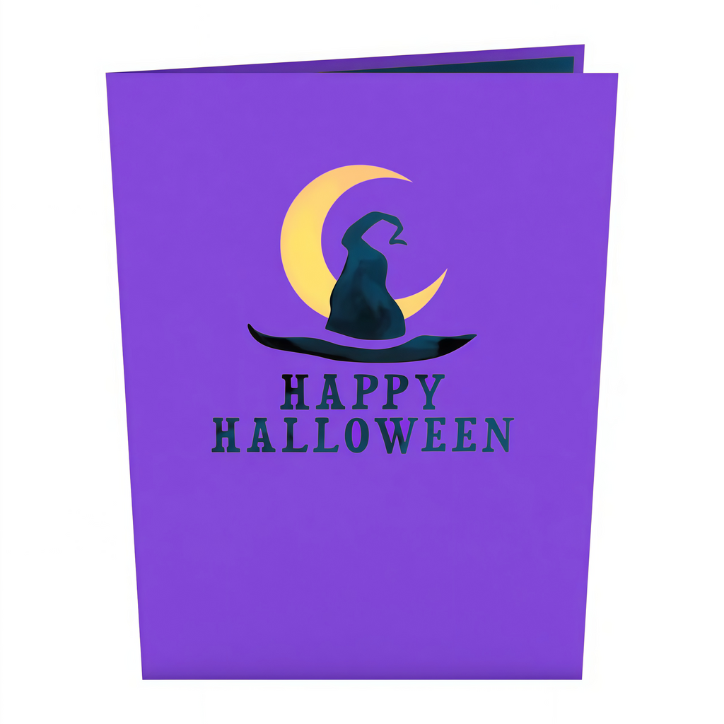 Halloween Witch Pop-Up Card