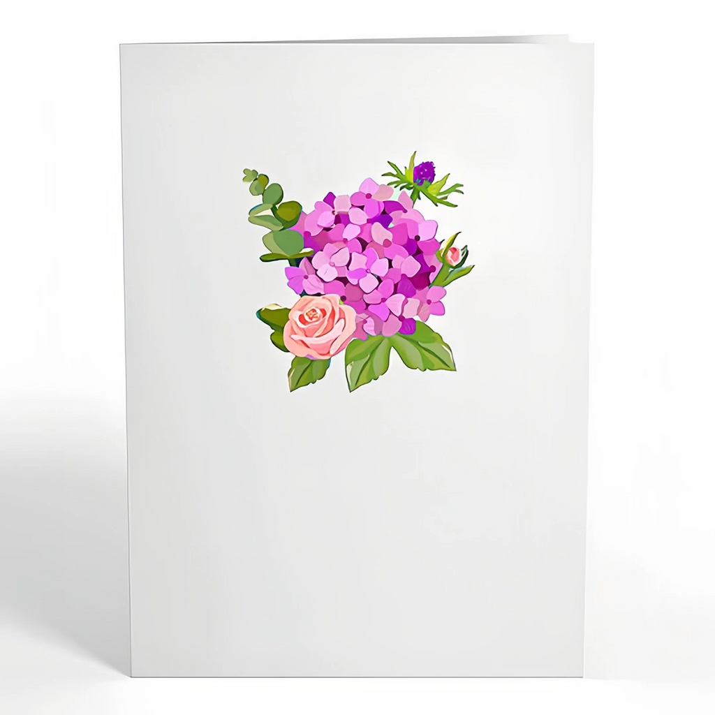 Happy Mother's Day Hydrangeas Pop-Up Card