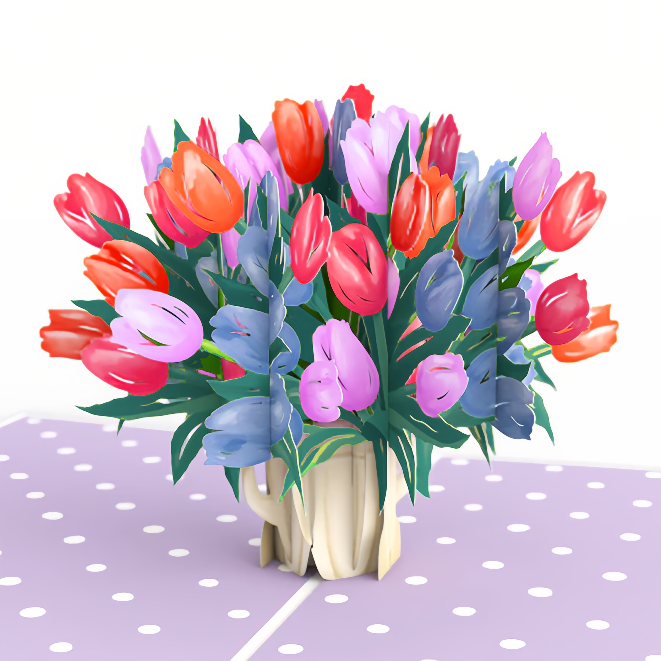 Tulips Pop-Up Card