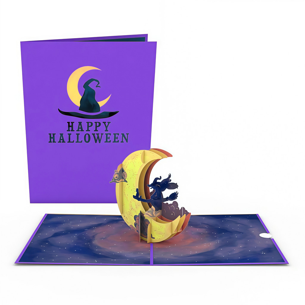 Halloween Witch Pop-Up Card