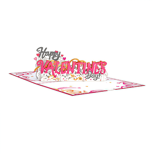 Happy Valentine’s Day Pop-Up Card