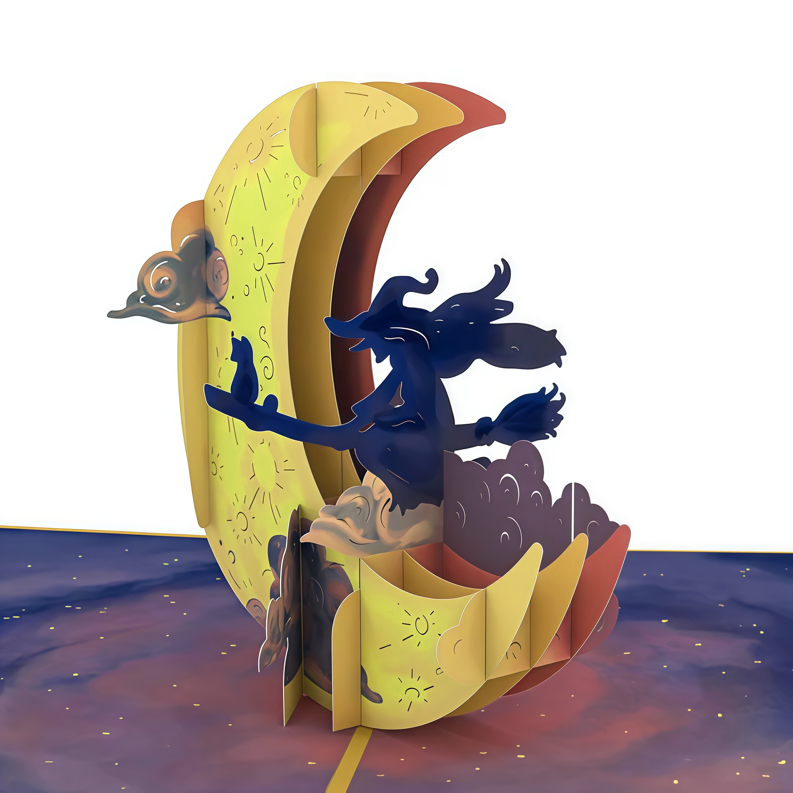 Halloween Witch Pop-Up Card