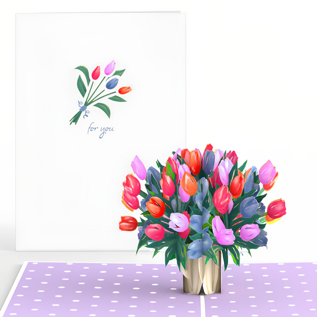 Tulips Pop-Up Card