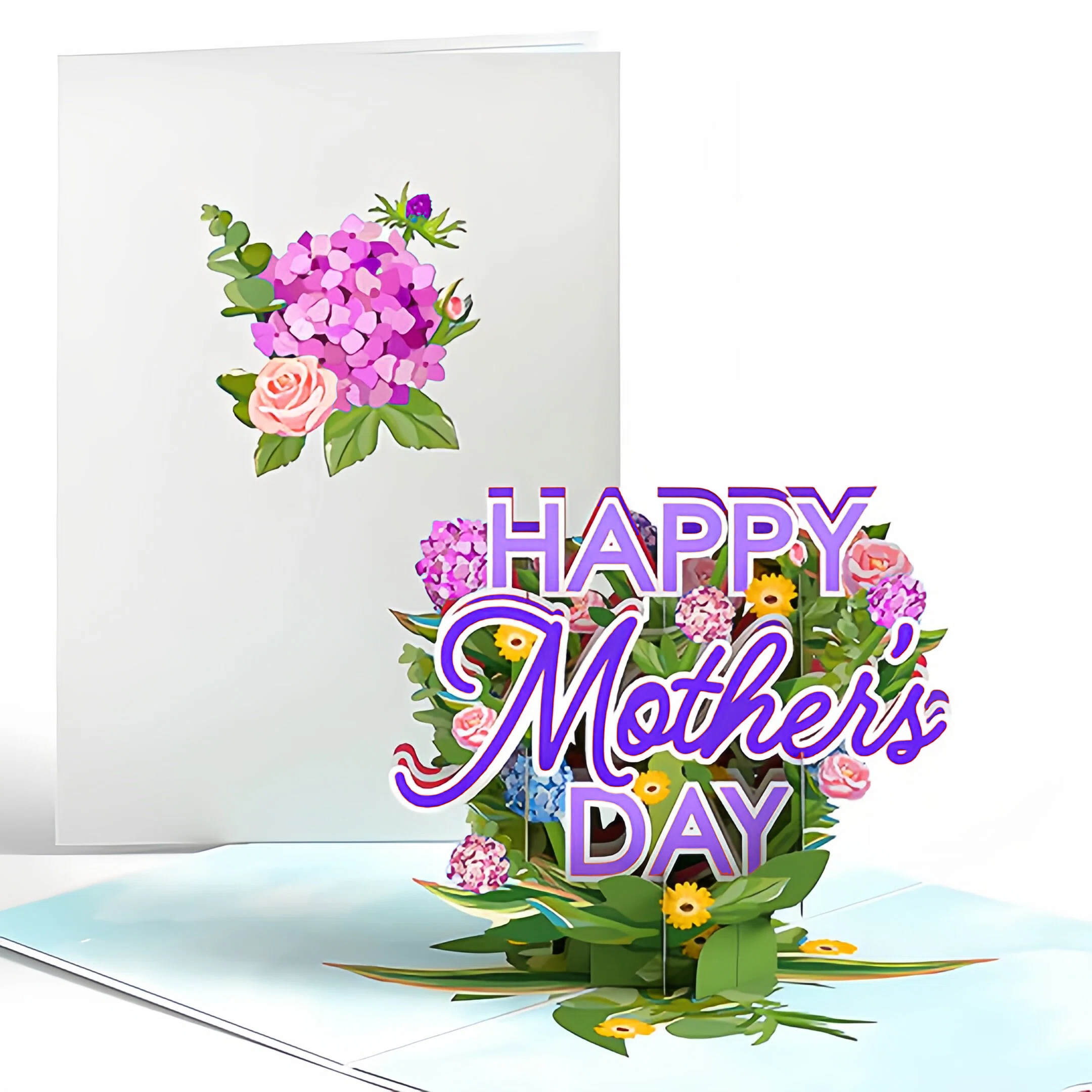 Happy Mother's Day Hydrangeas Pop-Up Card