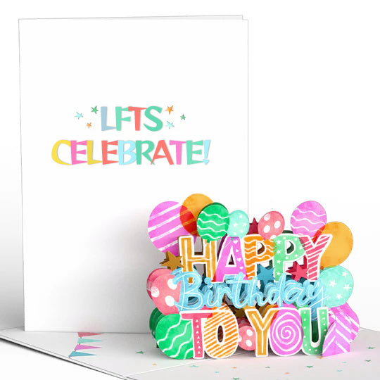 Let's Celebrate Birthday Pop-Up Card